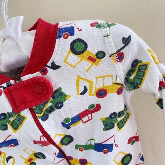 Hanna Andersson Transportation Pajamas 70 cm 9-18M - Picture 3 of 8